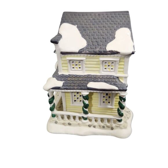 VTG Snowflake Falls Lighted General Store Holiday Village Set Christmas 2002 - Picture 9 of 9